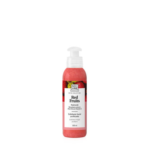 Exfoliante facial frutos rojos soivre cosmetics