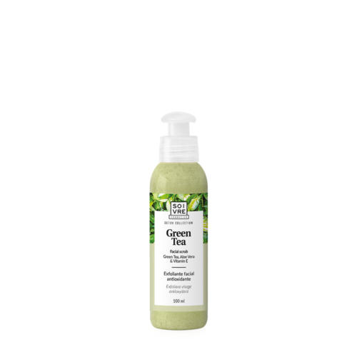 exfoliante facial te verde soivre cosmetics