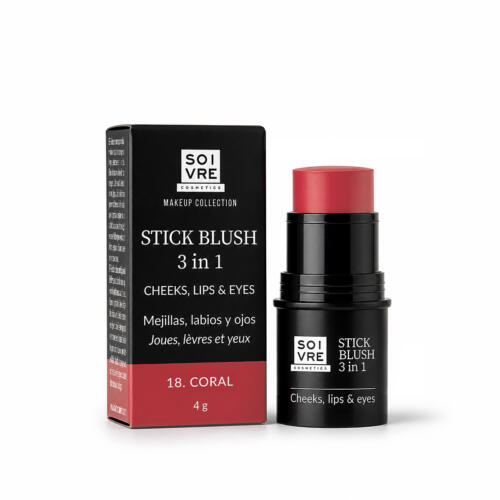 Stick Blush Coral soivre cosmetics
