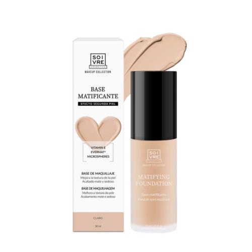 Base maquillaje matificante - claro
