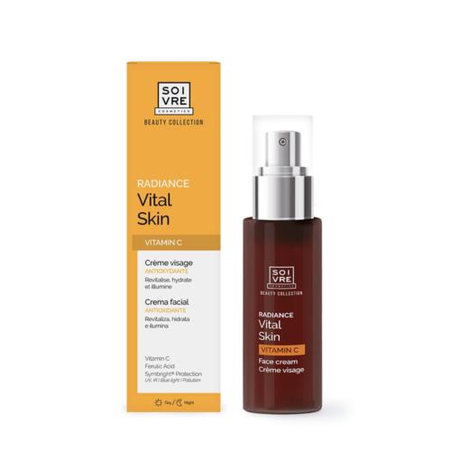 Crema facial iluminadora