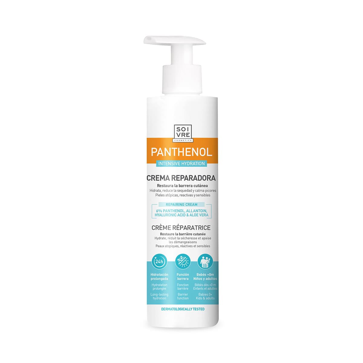 Crema reparadora intensiva Panthenol 6%