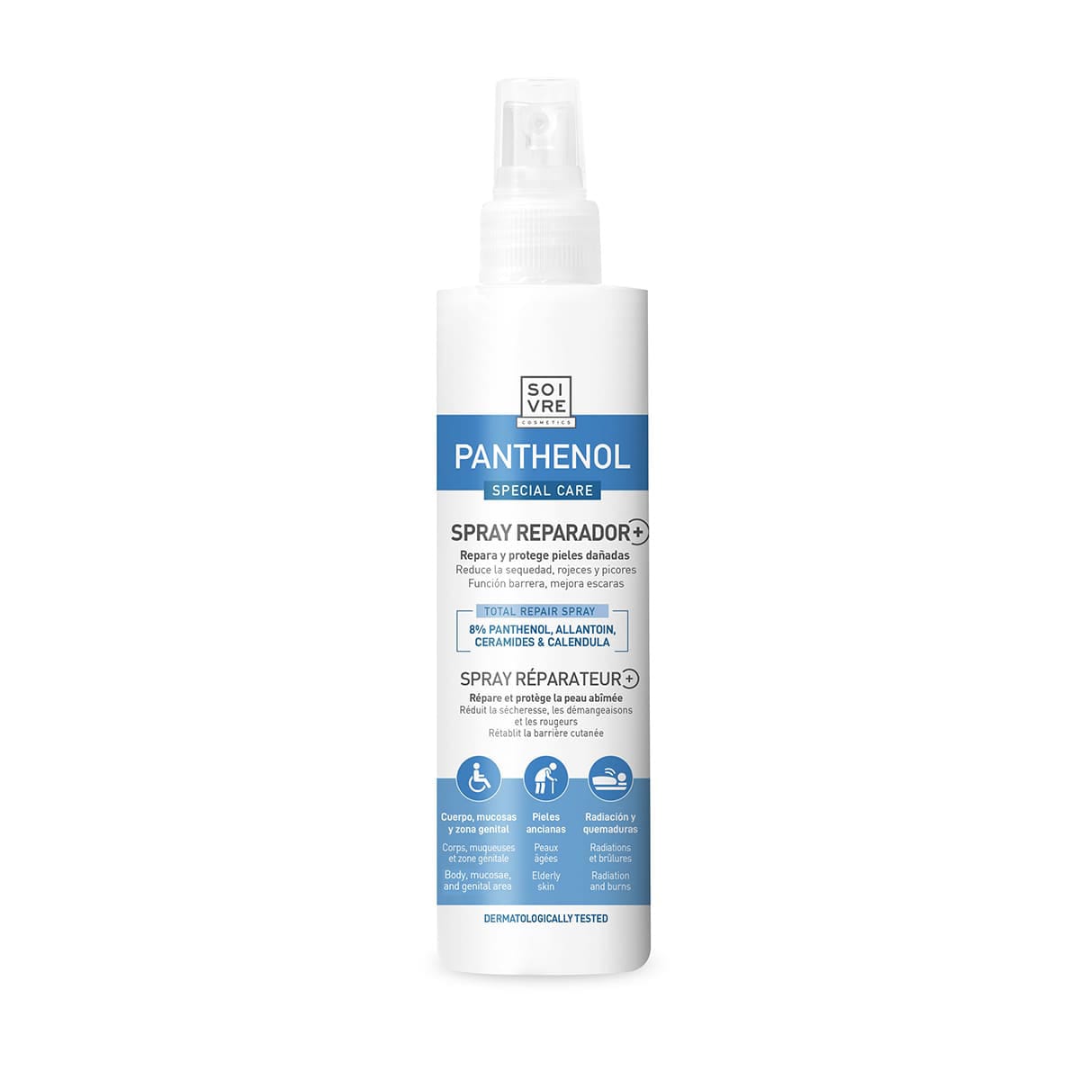 Spray de soins spéciaux au panthénol 8%