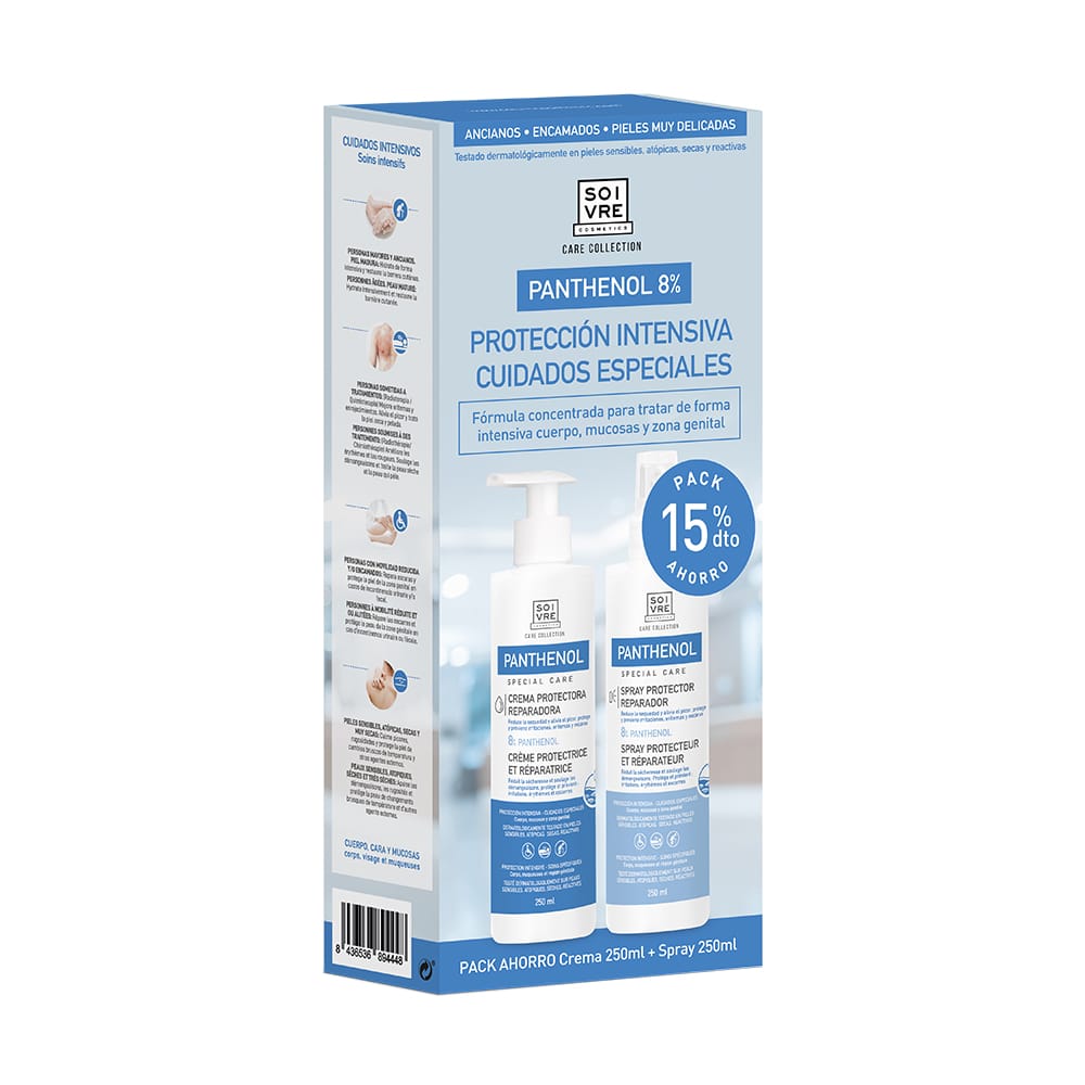 Pack soins spéciaux Panthenol 8%