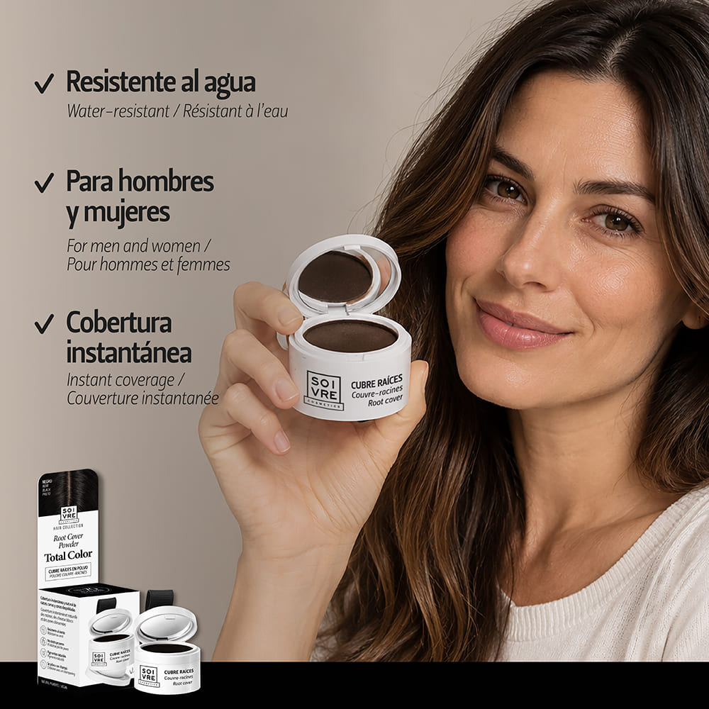 Cubre raíces y canas Negro - Imagen 7