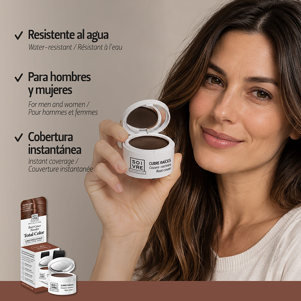 Cubre raíces y canas Castaño Claro - Imagen 7