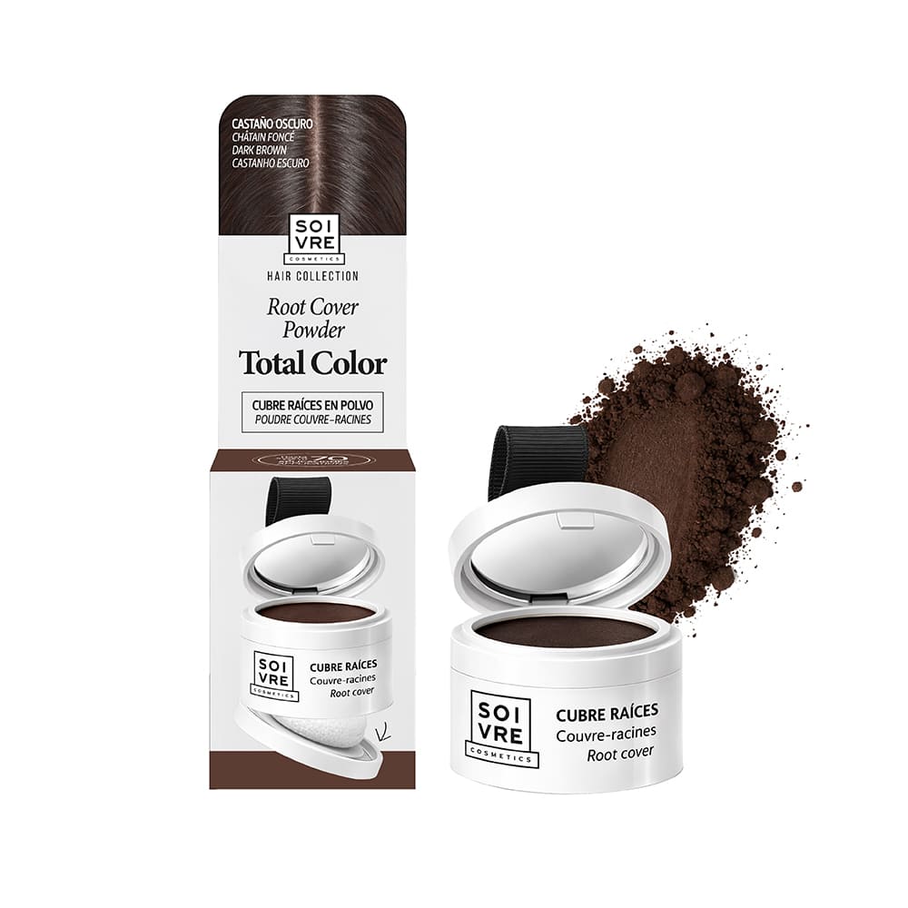 Cubre raíces y canas Castaño Oscuro