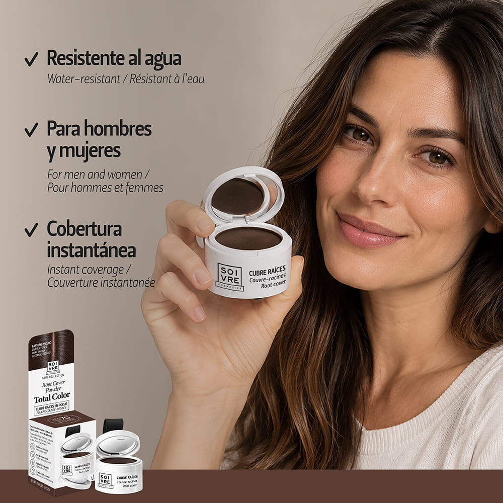 Cubre raíces y canas Castaño Oscuro - Imagen 7